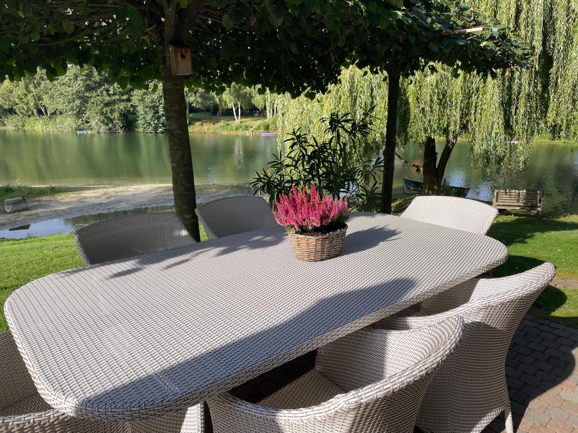 Gemuetliches Fachwerkhaus Am See Mit Kamin Warendorf Esterno foto